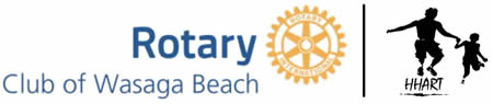 Rotary Club of Wasaga Beach & Hhart Logos